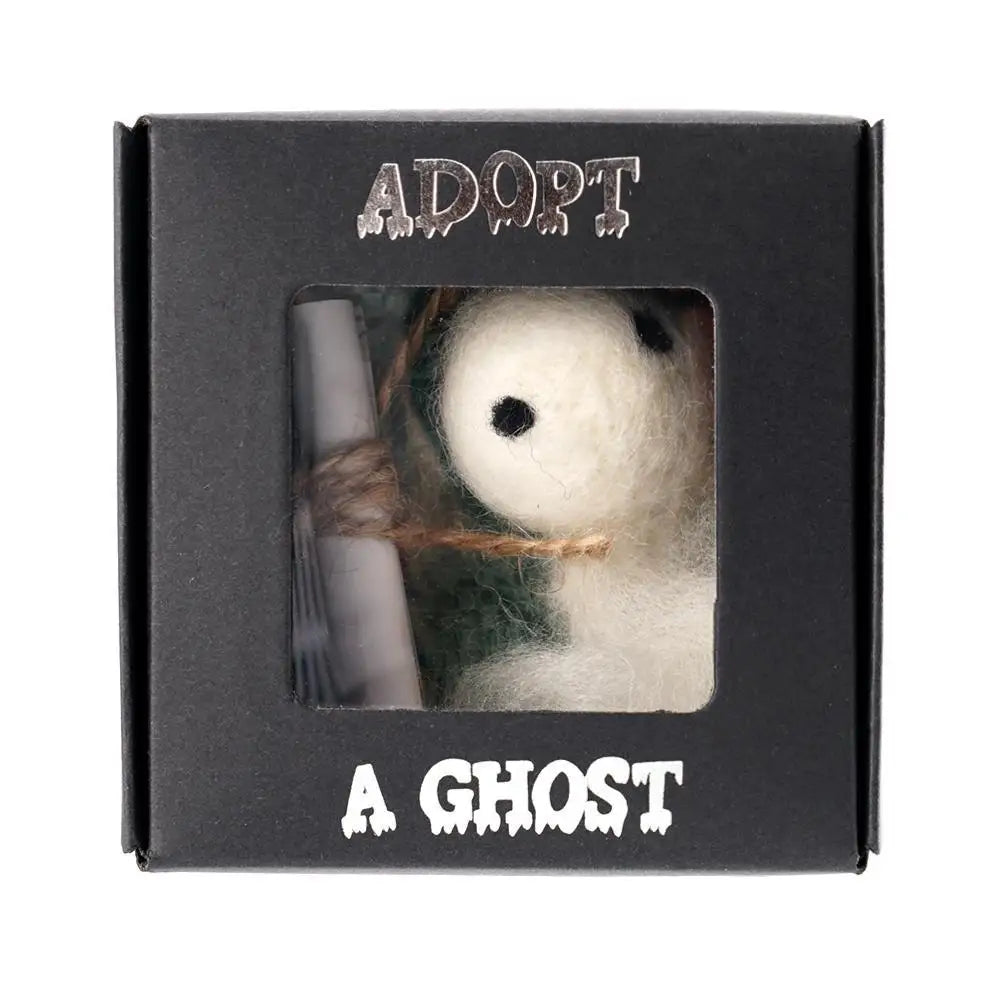 Halloween Adopt A Ghost Doll With Adoption Certificate box cut out