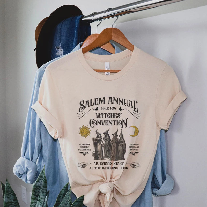 Vintage Salem Annual Witch Convention T-Shirt - T Shirts from Dear Cece - Just £16.99! Shop now at Dear Cece