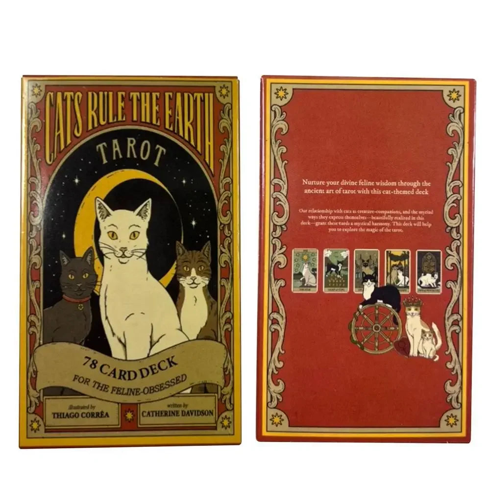 Cats Rule Tarot Cards - 78 Card Oracle Divination Edition