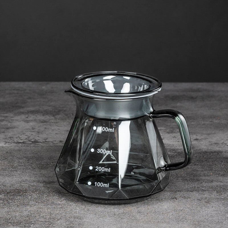 High Borosilicate Glass Diamond Shaped Carafe - Carafe from Dear Cece - Just £19.99! Shop now at Dear Cece