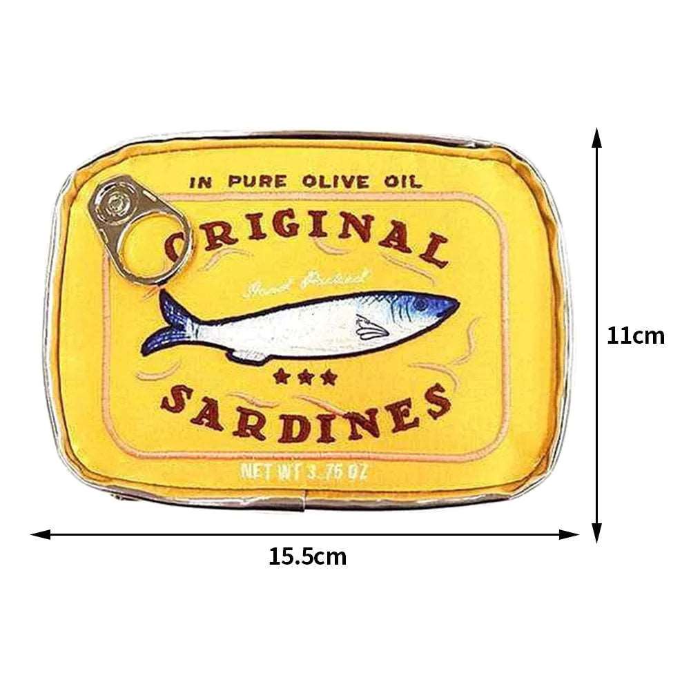 Canned Sardines Travel Makeup Pouch Beauty Bag - cosmetic bags from Dear Cece - Just £15.99! Shop now at Dear Cece