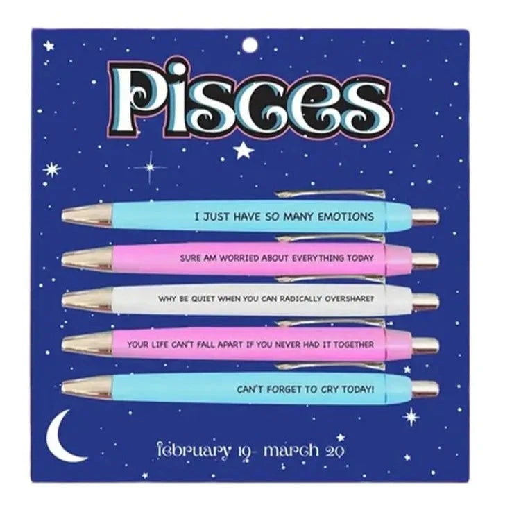 Zodiac Star Sign Novelty Ballpoint Pen Set - Pens from Dear Cece - Just £14.99! Shop now at Dear Cece