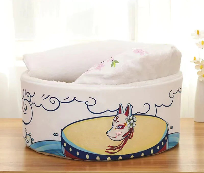 Instant Ramen Noodle Novelty Cat Bed - Cat Bed from Dear Cece - Just Β£29.99! Shop now at Dear Cece