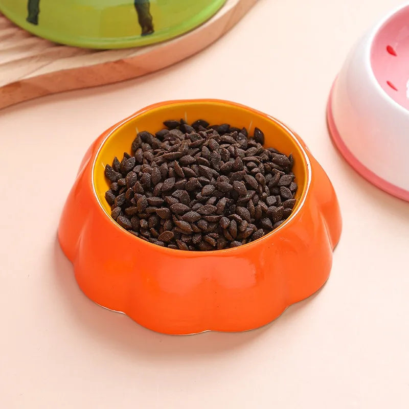 Vibrant Fruit Design Ceramic Cat Bowl - Cat Bowls from Dear Cece - Just £18.99! Shop now at Dear Cece