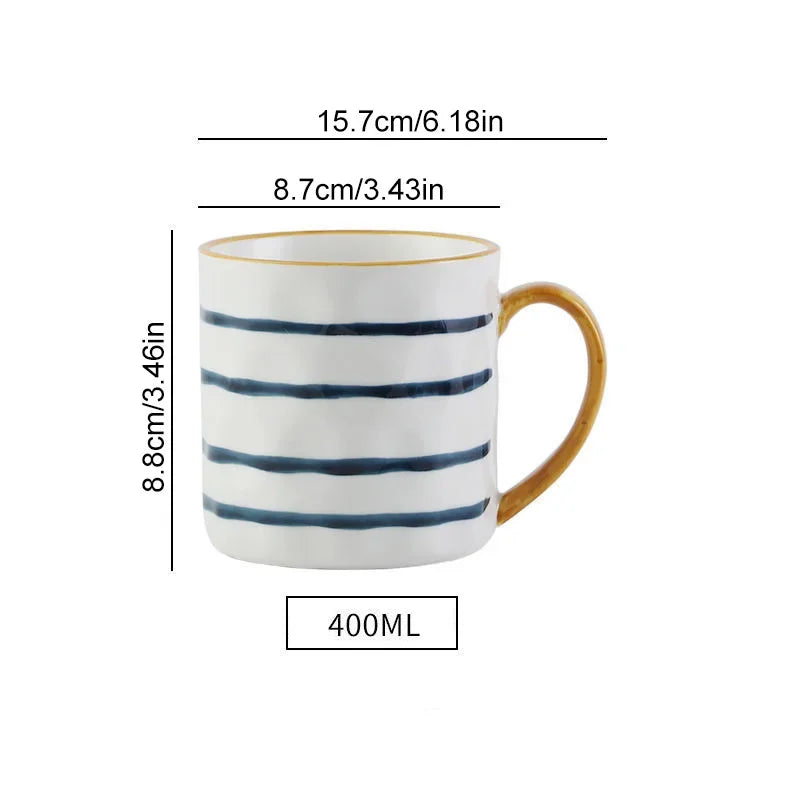Handcrafted Japanese Ceramic Mug With Spoon & Lid - Mugs from Dear Cece - Just £18.99! Shop now at Dear Cece