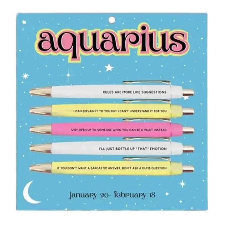 Zodiac Star Sign Novelty Ballpoint Pen Set - from Dear Cece - Just £14.99! Shop now at Dear Cece