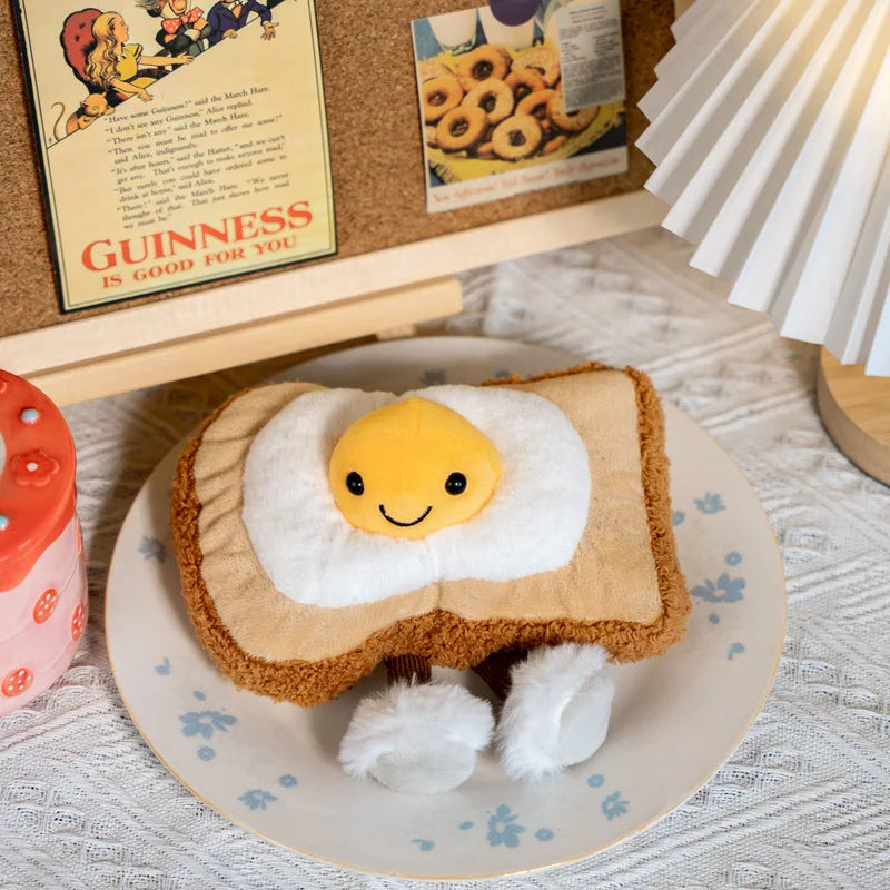 Egg on Toast Cute Plush Toy
