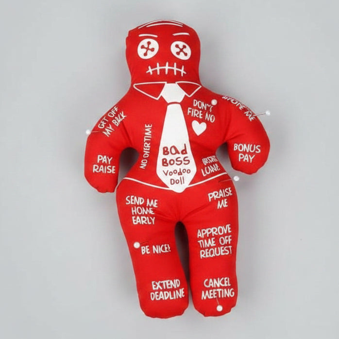 Bad Boss Revenge Novelty Voodoo Doll - Soft Toys from Dear Cece - Just £9.99! Shop now at Dear Cece