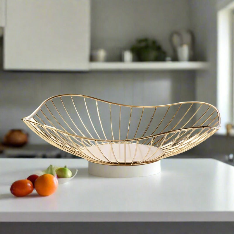 Geometric Metal Fruit Bowl - Bowls from Dear Cece - Just £14.99! Shop now at Dear Cece