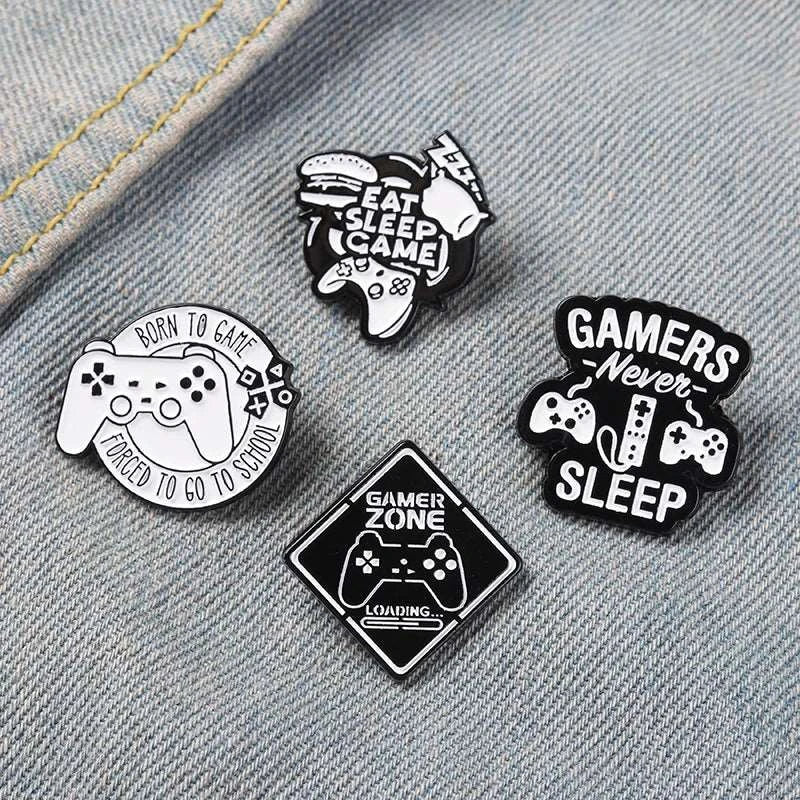 Gamer Gamepad Novelty Enamel Pins - Pins from Dear Cece - Just £5.99! Shop now at Dear Cece
