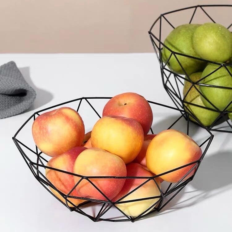 Geometric Metal Fruit Bowl - Bowls from Dear Cece - Just £14.99! Shop now at Dear Cece
