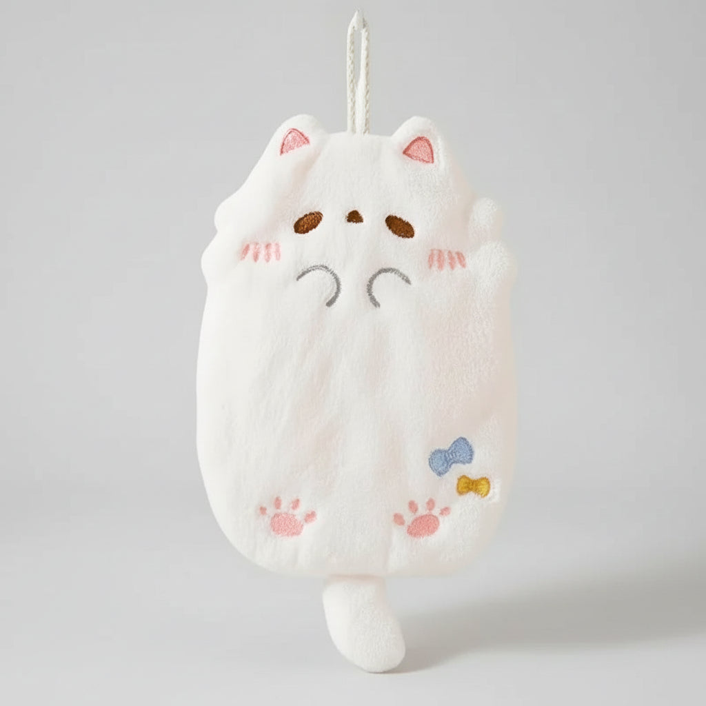 Cute Kawaii Cat Hanging Hand Towel - Towels from Dear Cece - Just £7.99! Shop now at Dear Cece