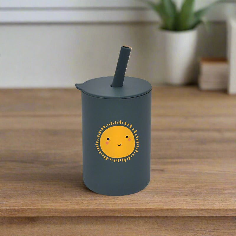 BPA Free Baby Silicone Leak-Proof Cup with Lid - Weaning from Dear Cece - Just £12.99! Shop now at Dear Cece