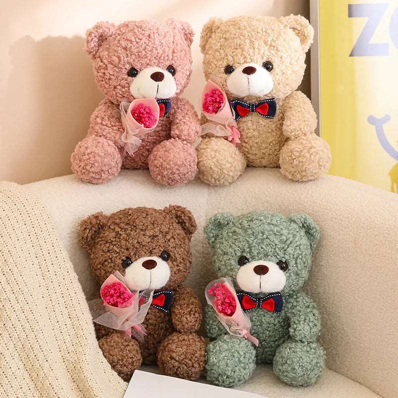 Bowtie Bouquet Teddy Bear - Toys from Dear Cece - Just £19.99! Shop now at Dear Cece