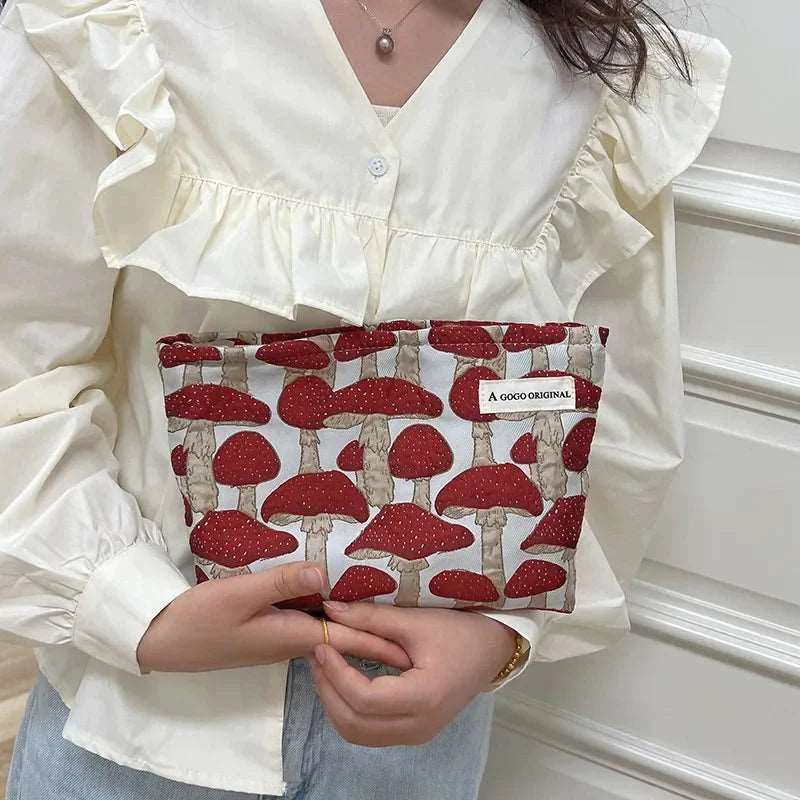 Embroidered Jacquard Clutch Makeup Cosmetic Bag - cosmetic bags from Dear Cece - Just £14.99! Shop now at Dear Cece