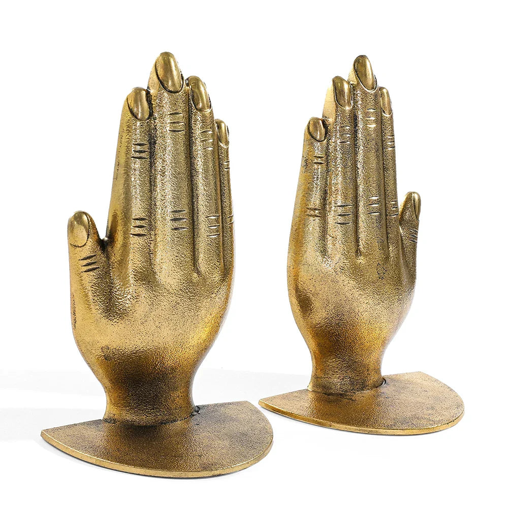 Praying Hands Iron Book Ends - Bookends from Dear Cece - Just £24.99! Shop now at Dear Cece