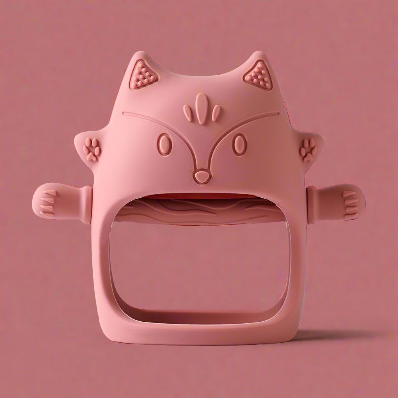 red fox teething glove