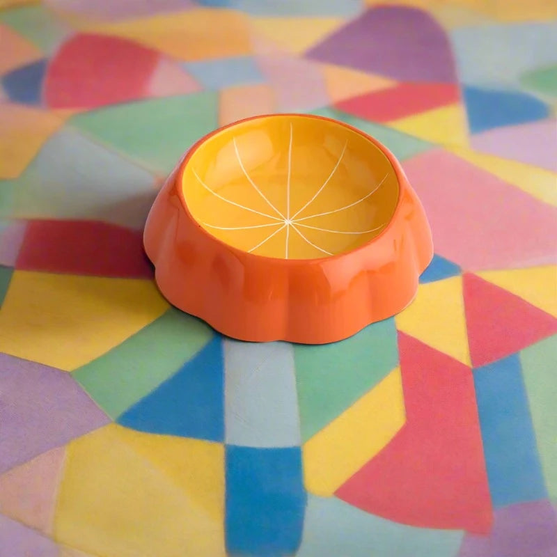 Vibrant Fruit Design Ceramic Cat Bowl - Cat Bowls from Dear Cece - Just £18.99! Shop now at Dear Cece