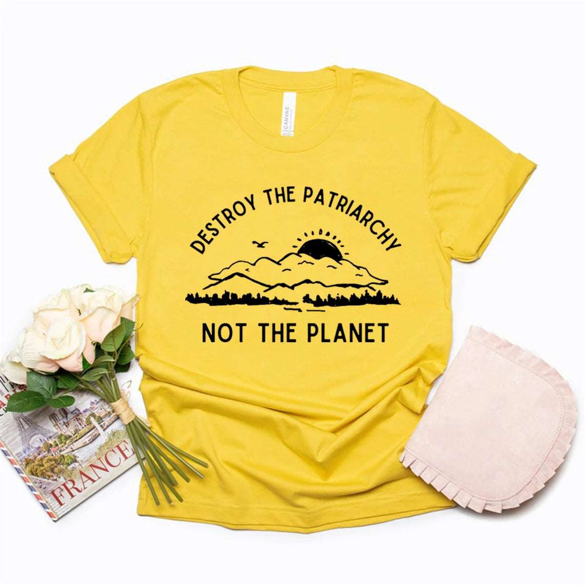 Destroy The Patriarchy Not The Planet T-Shirt - T Shirts from Dear Cece - Just £17.99! Shop now at Dear Cece
