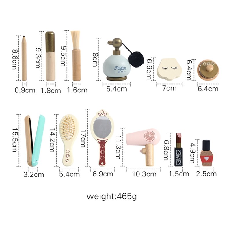 Wooden Toy Girls Makeup Play Set - Toys from Dear Cece - Just £34.99! Shop now at Dear Cece