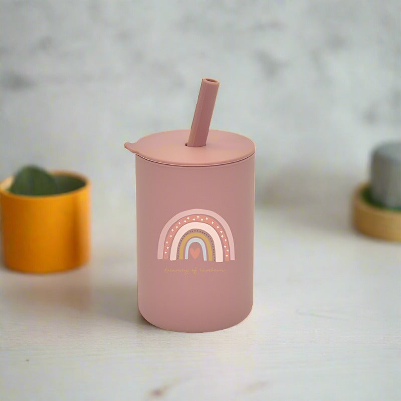 BPA Free Baby Silicone Leak-Proof Cup with Lid - Weaning from Dear Cece - Just £12.99! Shop now at Dear Cece