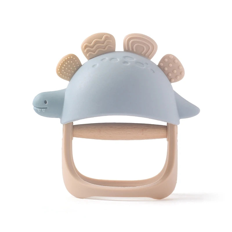 BPA Free Dinosaur Silicone Teething Glove - baby and toddler from Dear Cece - Just £8.99! Shop now at Dear Cece