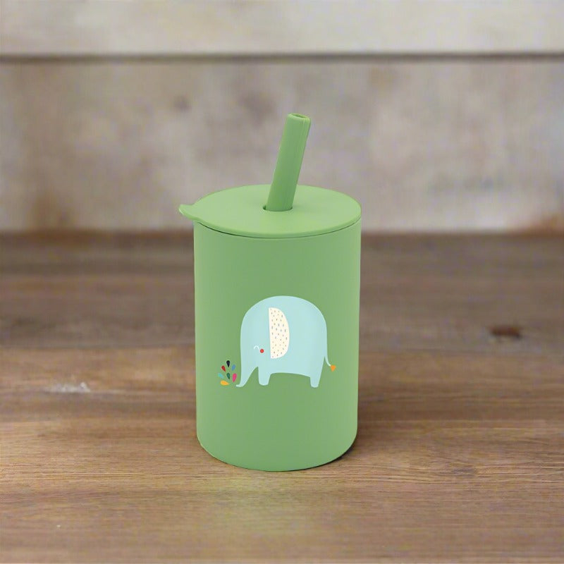 BPA Free Baby Silicone Leak-Proof Cup with Lid - Weaning from Dear Cece - Just £12.99! Shop now at Dear Cece