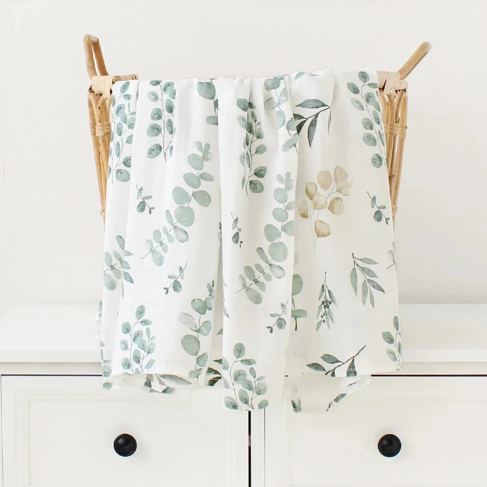 leaf pattern blanket