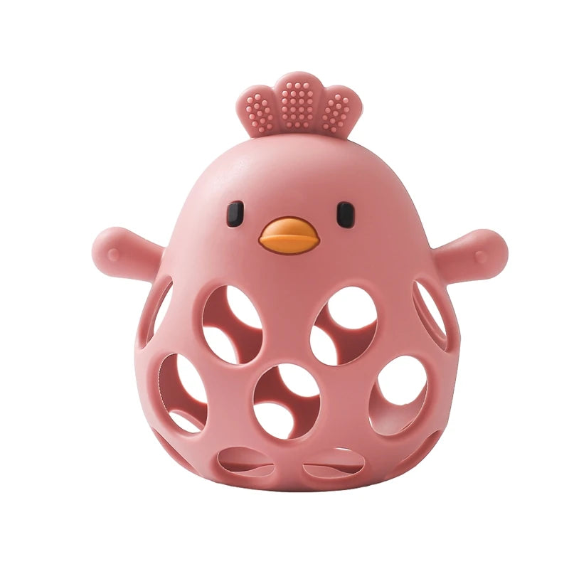 Squishy Chicky BPA Free Silicone Teething Toy