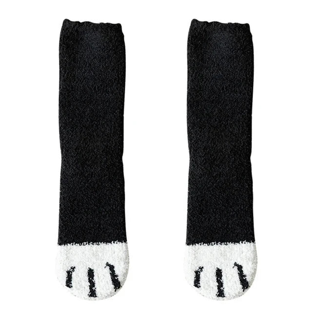 Plush Cat Paw Feet Cotton Socks - Socks from Dear Cece - Just £8.99! Shop now at Dear Cece