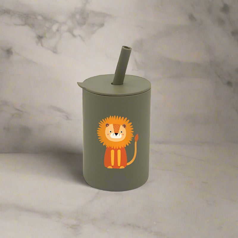 BPA Free Baby Silicone Leak-Proof Cup with Lid - Weaning from Dear Cece - Just £12.99! Shop now at Dear Cece