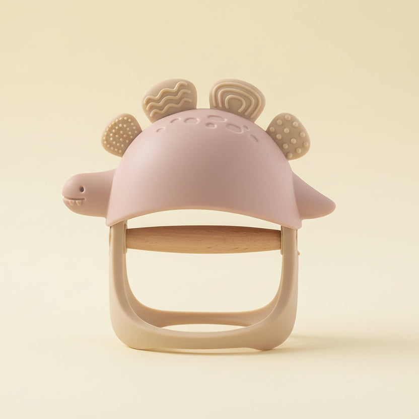 BPA Free Dinosaur Silicone Teething Glove - baby and toddler from Dear Cece - Just £8.99! Shop now at Dear Cece