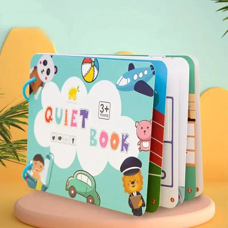 Travel Quiet Book for Toddlers - Learning Educational Book - books from Dear Cece - Just £8.99! Shop now at Dear Cece