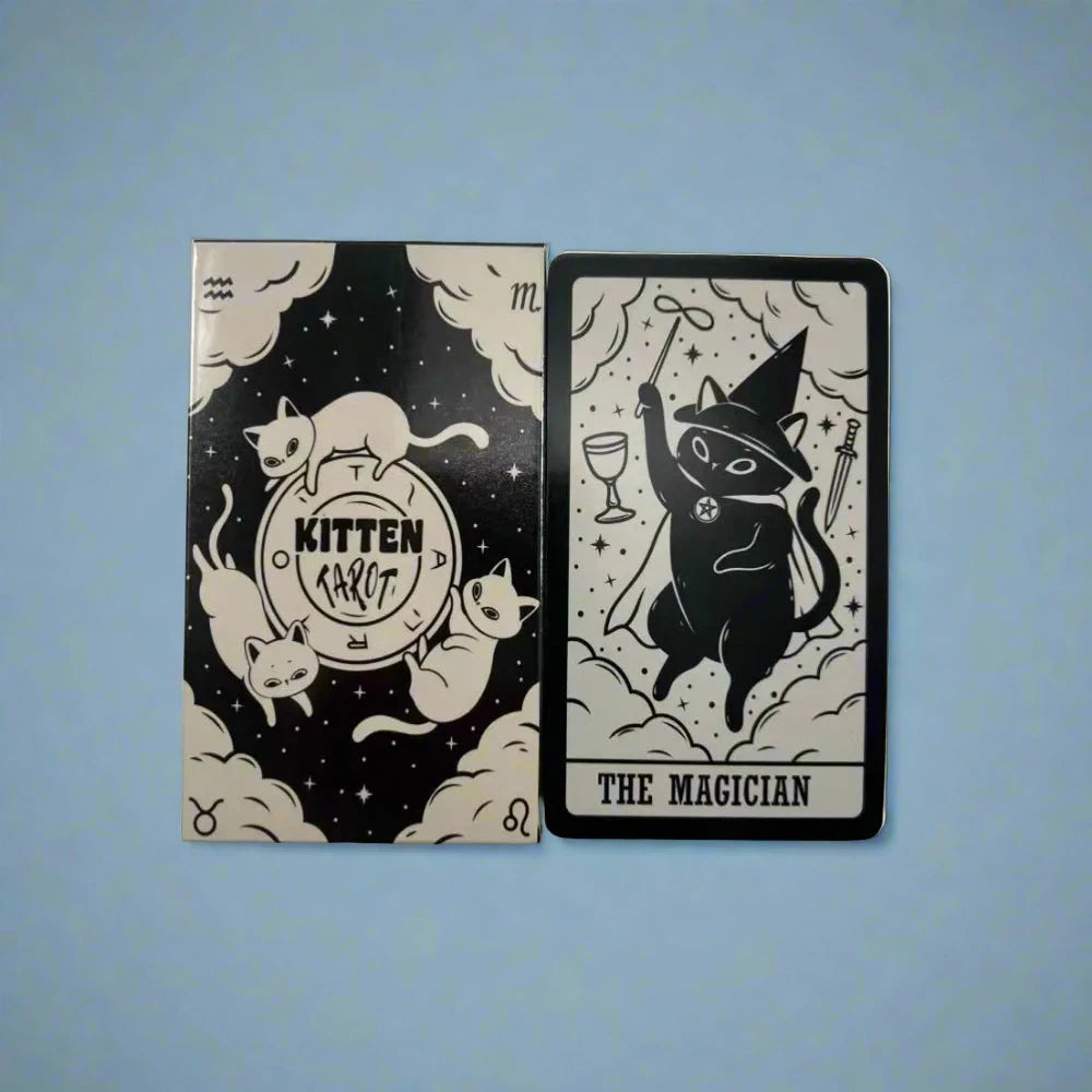 The Magician Kitten Tarot Card