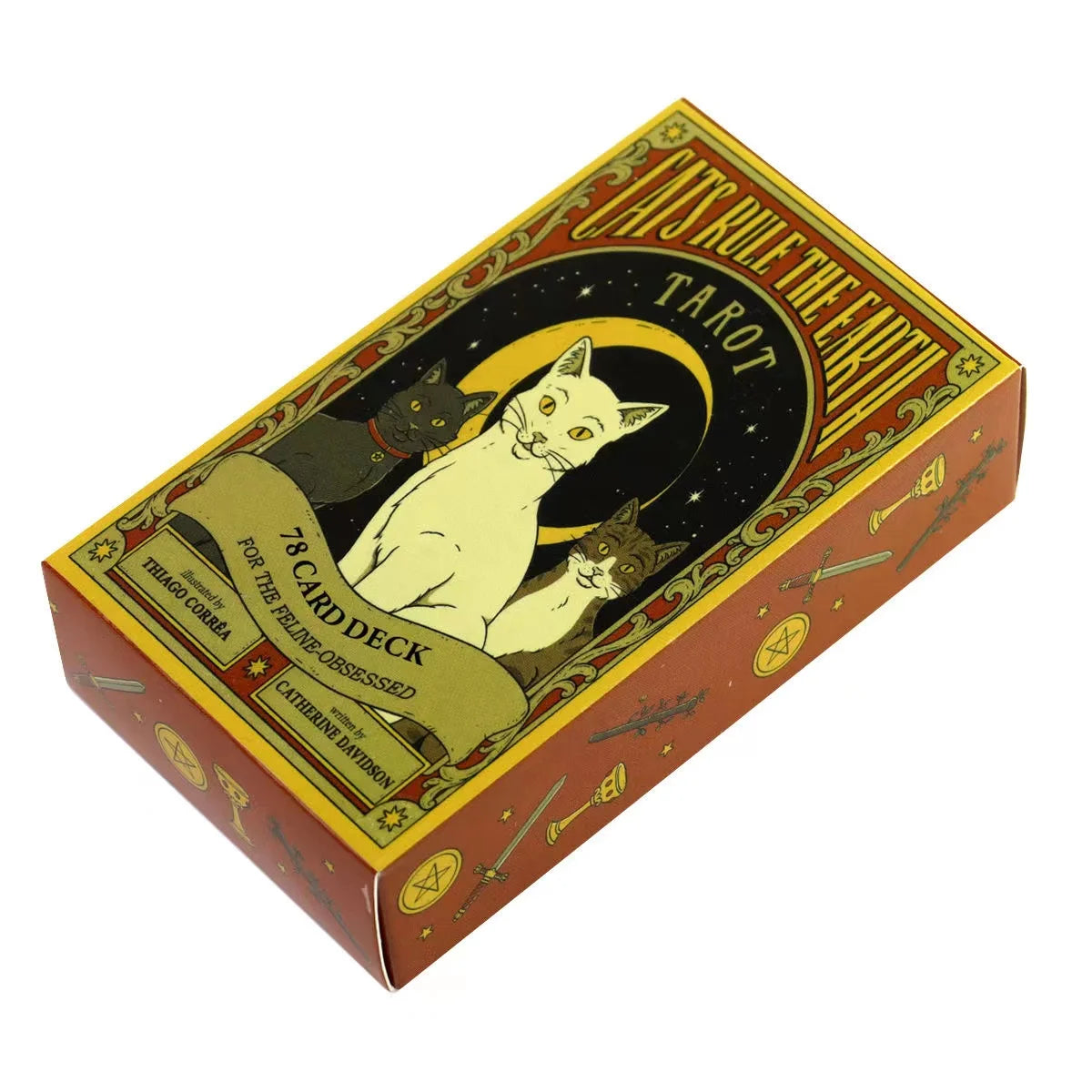 Cats Rule Tarot Cards - 78 Card Oracle Divination Edition