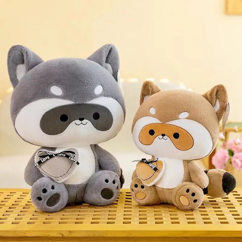 Valentine's Love Heart Raccoon Plush Toy - Toys from Dear Cece - Just £16.99! Shop now at Dear Cece