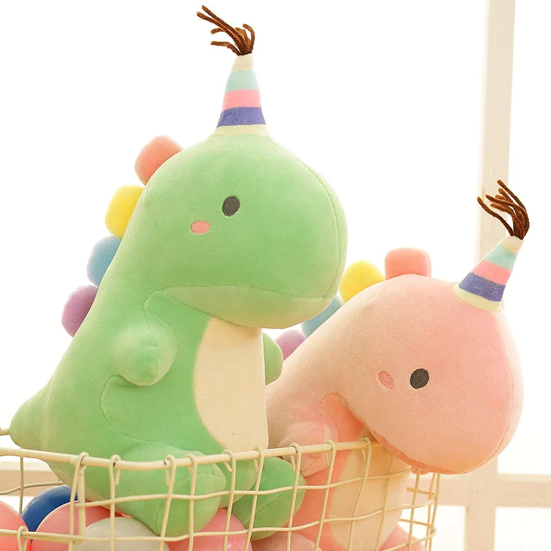 Birthday Dinosaur Soft Plush Toy - Soft Toys from Dear Cece - Just £14.99! Shop now at Dear Cece