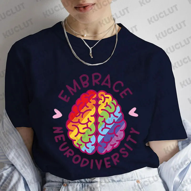 Embrace Neurodiversity Autism Awareness T Shirt - T Shirts from Dear Cece - Just £15.99! Shop now at Dear Cece