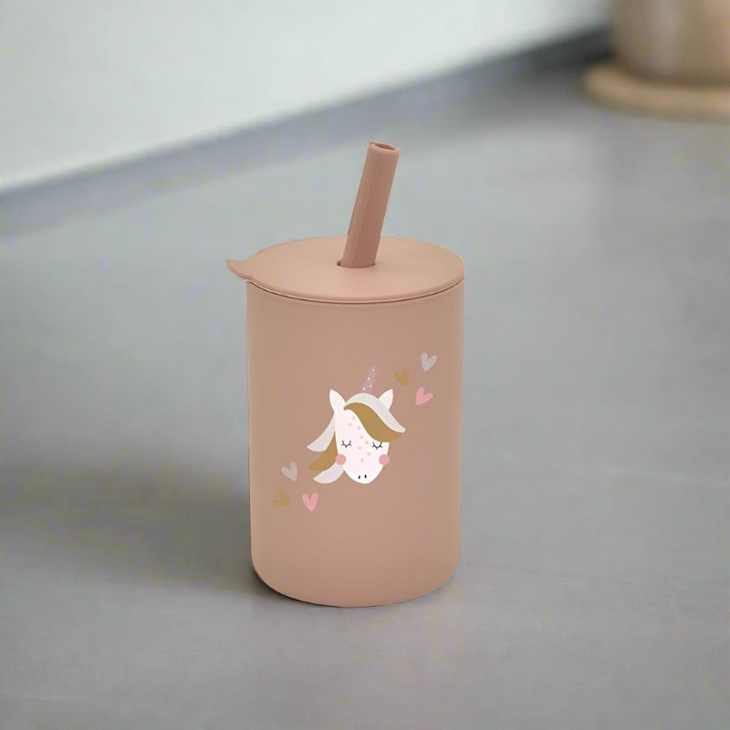 BPA Free Baby Silicone Leak-Proof Cup with Lid - Weaning from Dear Cece - Just £12.99! Shop now at Dear Cece