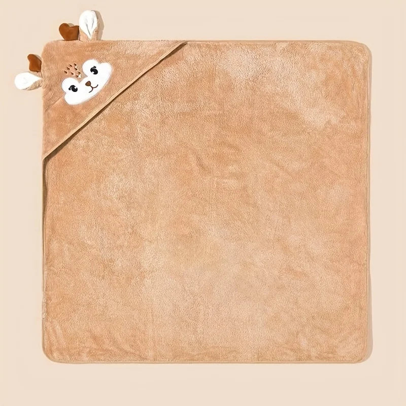 Super Soft Hooded Baby Bath Towel Deer