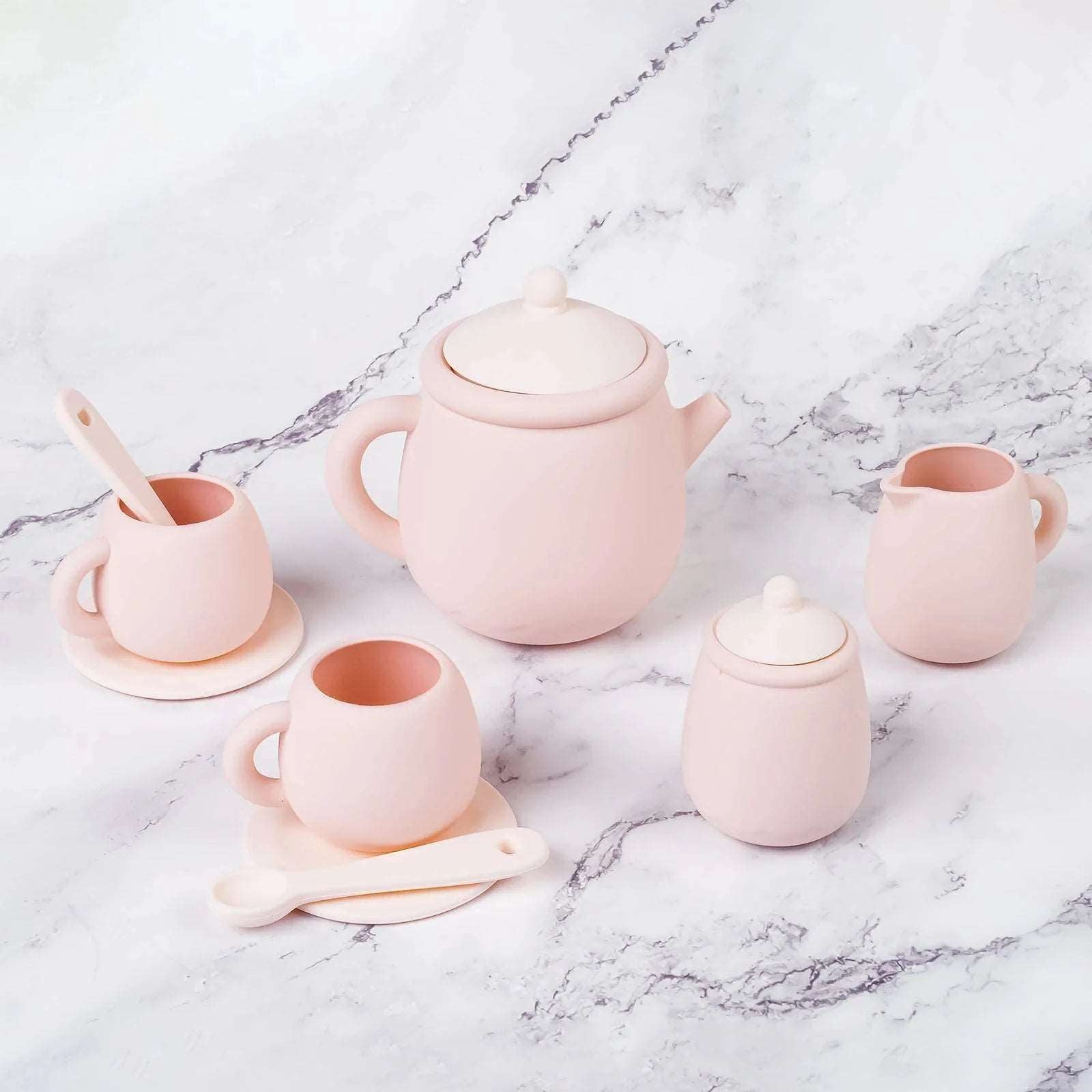 Eco Friendly Silicone Afternoon Tea Play Set - Toys from Dear Cece - Just £17.99! Shop now at Dear Cece
