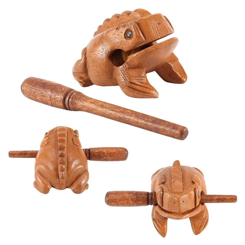 Guiro Frog Wooden Musical Instrument - Handcrafted in Thailand