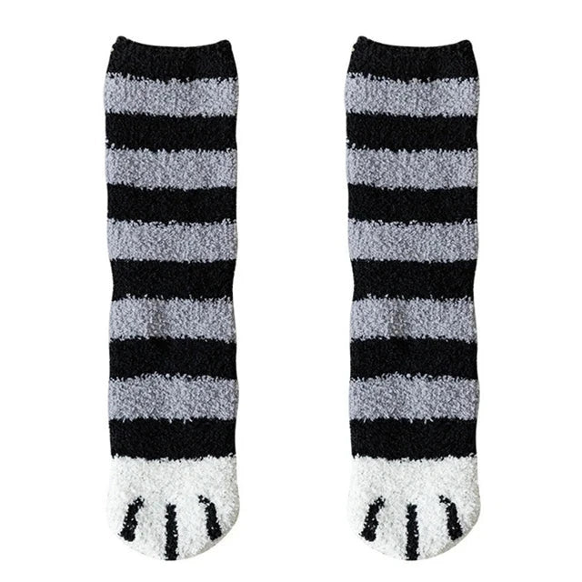 Plush Cat Paw Feet Cotton Socks - Socks from Dear Cece - Just £8.99! Shop now at Dear Cece