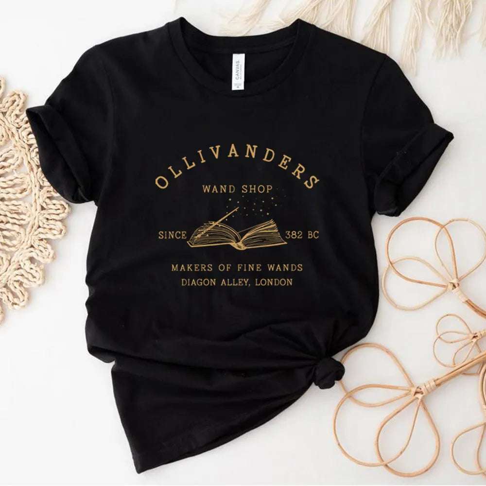 Ollivanders Wand Shop Harry Potter Graphic T-Shirt - T Shirts from Dear Cece - Just £18.99! Shop now at Dear Cece