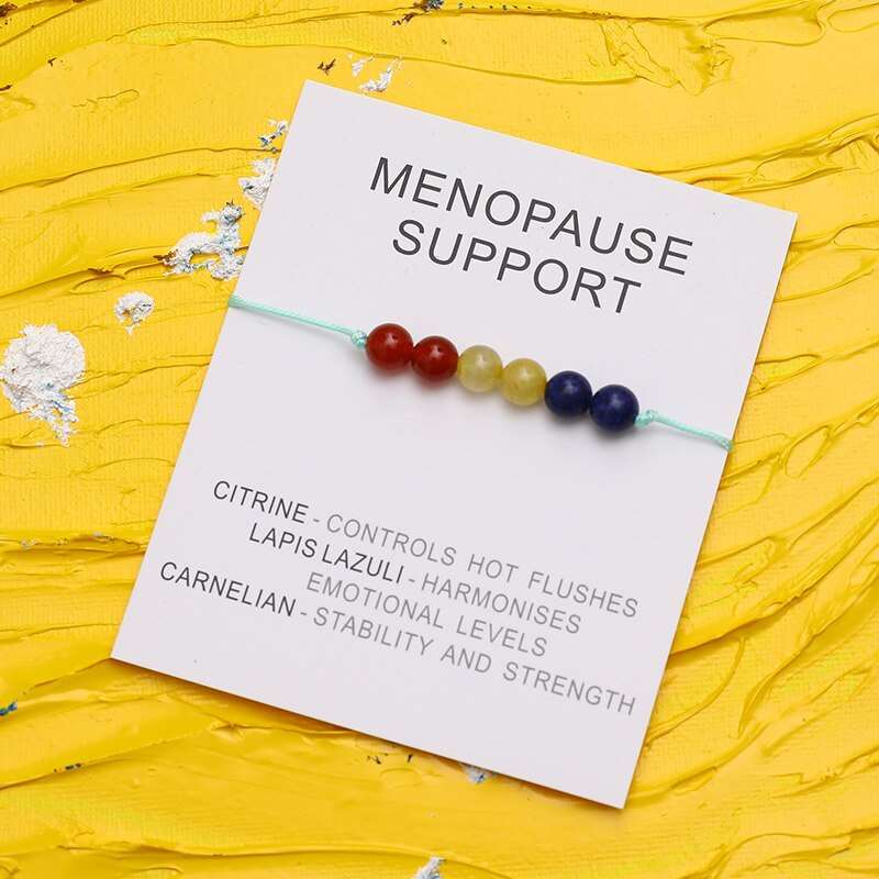 Menopause Support Natural  Crystal Healing Bracelet - Bracelets from Dear Cece - Just £8.99! Shop now at Dear Cece