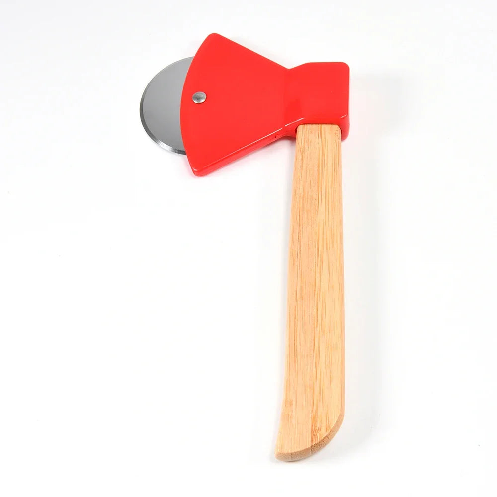 Fireman's Axe Pizza Cutter - Bamboo Handle - Pizza Cutters from Dear Cece - Just £11.99! Shop now at Dear Cece