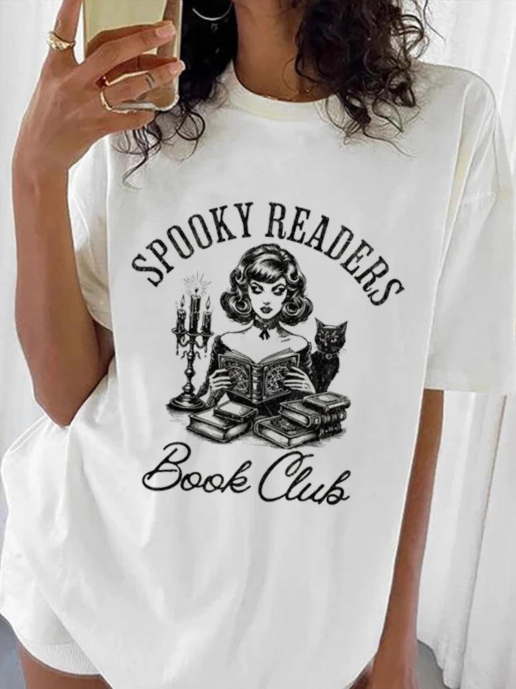 Spooky Readers Book Club T-Shirt - T Shirts from Dear Cece - Just £15.99! Shop now at Dear Cece