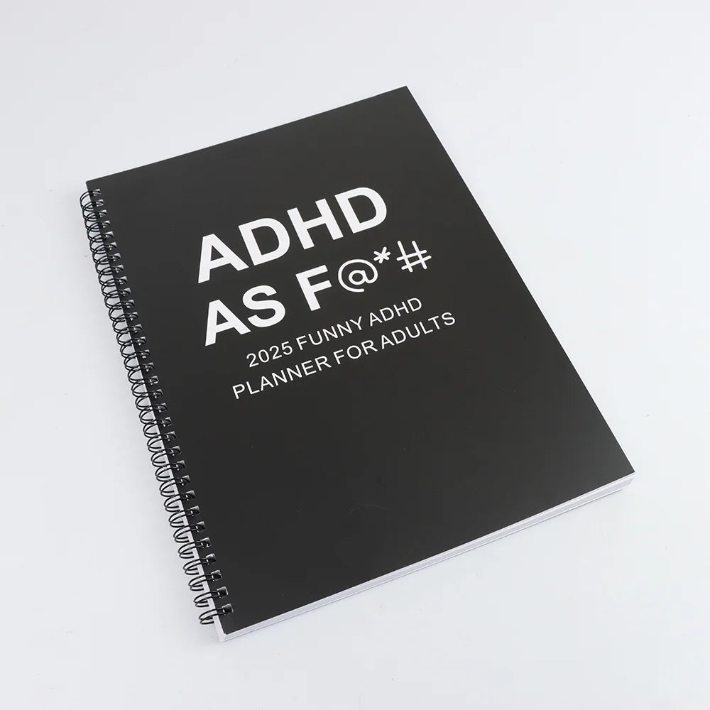 2025 Funny ADHD Planner For Adults:12 Month Family Calendar