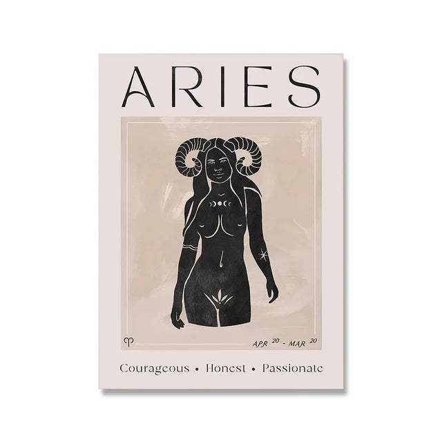 Celestial Star Sign Zodiac Wall Art Print - Wall Art from Dear Cece - Just £15.99! Shop now at Dear Cece