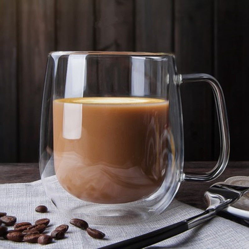 Double Wall High Borosilicate Glass Mug - Mugs from Dear Cece - Just £9.99! Shop now at Dear Cece